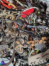 3+ lbs Vintage to Now Mixed Junk Jewelry Costume Craft Repair Repurpose  picture