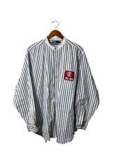 Vintage Ralph Lauren Polo CP RL 93 Patch Stripe Button Down Shirt Size XL USA picture
