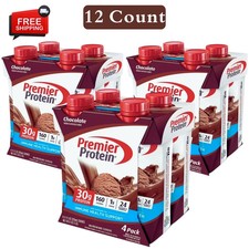 Premier Protein Shake, Chocolate, 30g Protein, 11 fl oz, 12 Ct picture