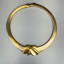 Vintage Napier Omega Necklace Gold Tone 15