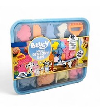 Bluey Deluxe Sensory Bin with 7 Molds, Accessories, and more. picture