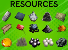 RESOURCES Ark Survival Ascended Official Pve Crystal Metal Black Pearl and more picture