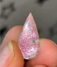 Rare Fiery Pink Covellite in Quartz – Gem-Quality Brazilian Specimen picture