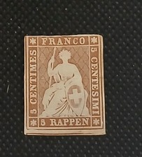 Switzerland 1854 Scott #20 Mint picture