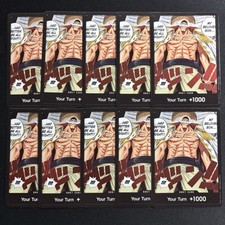 10x Playset One Piece TCG - DON Whitebeard - Two Legends (OP08) Alternate Art picture