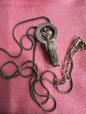 Brighton Badge Heart Silver Long Pendant Necklace picture