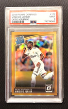 Vinicius Junior Orange /99 PSA 9 Optic Rated Rookie #177 2018 Panini Donruss RC picture