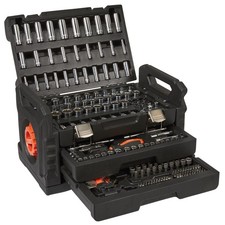 Ironton Mechanic's Tool Set, 225-Pc., 1/4in., 3/8in. + 1/2in. Drive, Chrome picture