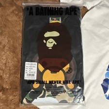 A Bathing Ape BAPE Baby Milo Graphic Logo Tee White M Crew Neck Short Sleeve picture