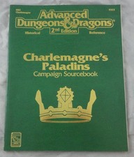 Advanced Dungeons & Dragons AD&D Charlemagne's Paladins Campaign Sourcebook 9323 picture