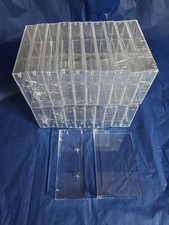 Cassette Tape Cases 20 pack) Protect audio cassette tapes Clear Wth Posts picture