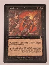 MTG NM Attrition Urza's Destiny  & Tracking picture