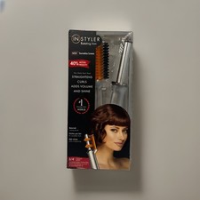 InStyler Original 3/4” Rotating Iron 30263 Silver Titanium Ceramic NIB 2013 picture