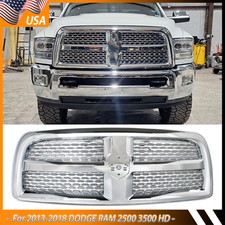 Chrome Front Bumper Upper Grille Assembly For 2013-2018 DODGE RAM 2500 3500 HD picture