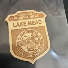 Junior Park Ranger Lake Mead National Recreation Area Wooden Badge picture