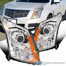 Fit 2010-2016 Cadillac SRX Halogen LED Projector Headlights Headlamps Left+Right picture