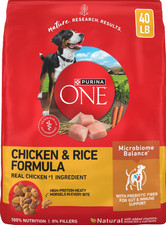 NWT Purina ONE Digestive Gut Health Chicken Rice Dry Dog Food 40 Lb High Protein picture