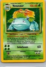 Pokémon TCG Venusaur Base Set 15/102 Holo  picture