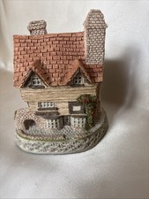 Vintage David Winter  Wine Merchant Cottage 1980 Hand Painted England 4
