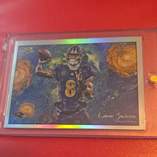 Topps 2025 Chrome Stars in the Night Lamar Jackson Baltimore Ravens #STN-11 picture