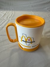 1990 McDonald's Texas Refillable Coffee Mug Whirley Plastic Promo Cup picture