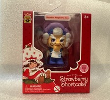 VHTF Strawberry Shortcake Peculiar Purple Pie Man Figure RARE TLS Cheebee Cuties picture