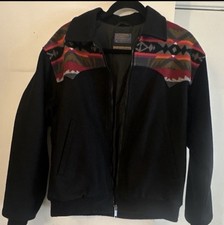 Vintage Pendleton High Grade Western Wear Virgin Wool Jacket USA Southwestern S picture