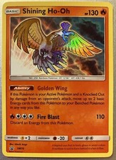 Shining Ho-Oh HOLO PROMO Pokemon SM70 Holographic Foil Black Star Rare - LP picture