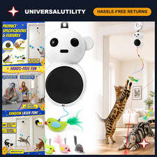 Interactive Cat Toy - Automatic Door-Mounted Flying Bird for Indoor Cats picture