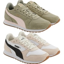 Puma Women's Jogger Sneaker Running Walking Athletic Shoes Lace Up Cream / Green picture