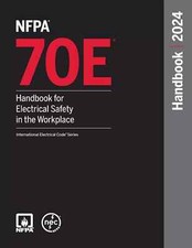 NFPA 70E Handbook for Electrical Safety in Workplace 2024 Hardcover - USA STOCK picture