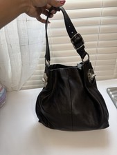 Coach Penelope Hobo Shoulder Bag - F16535 - Black Pebbled Leather picture