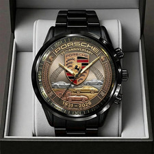 Porsche 95th Anniversary 1931-202 Black Stainless Steel Watch TN1596 picture
