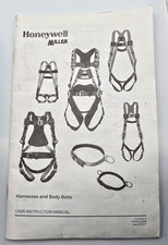 Honeywell Miller E570 Safety Harness Quick-Connect Buckles Leather Covers U picture