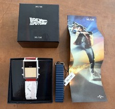 CHEAPEST ON EBAY Rare Back to the Future MAM Digital Watch Mint In Box MAMU BTTF picture