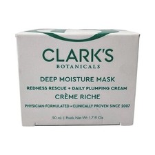 Clark's Botanicals Deep Moisture Mask 1.7 fl oz Hydrating Redness Rescue new picture