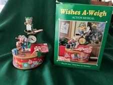 Enesco Wishes A-Weigh Mice Action Musical I’ll Be Home For Christmas Rare Music picture