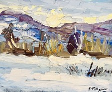 Armand Tatossian, Canadian, original oil painting, 10 x 12 in picture