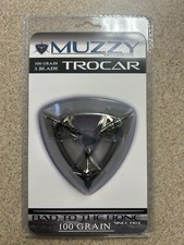 Muzzy Trocar 290 3-Blade Hunting Tip Broadhead 100 Grain 13/16