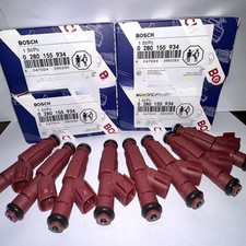 8X Original BOSCH Upgrade Fuel Injectors OEM 0280155934 For Dodge Ram 5.2L 5.9L picture