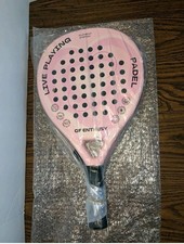 Padel Racket, Carbon Fiber Surface Padel Racquet, Lightweight for Training/Match picture