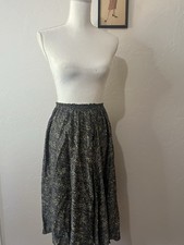 Very Pretty Vintage 1940's-50's Gray Silk Skirt picture