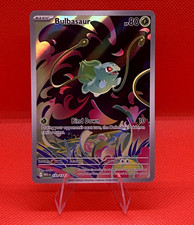 Pokemon TCG Bulbasaur 133/132 ME01 Illustration Rare Holo Full Art EN 80HP picture