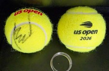 BEN SHELTON SIGNED DATED 2026 US OPEN TENNIS BALL + CERTIFICATE Of AUTHENTICITY  picture