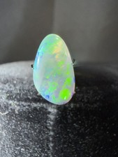 GIA Certified Natural Opal 3.15ct Play of Color Freeform Cabochon Loose Gem picture