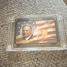 White House Relics 2015 White House Relic Herbert Hoover Relic Card #81/100 picture