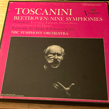RCA Victrola Beethoven Nine Symphonies Toscanini NBC 12