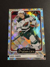 2024-25 O-Pee-Chee - Premier Brock Faber #P-70 Diamond Rainbow 1/75 - ALPHA picture
