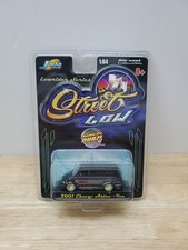 Jada Toys 1/64 Street Low 2001 Chevy Astro Lowrider Van Black 1:64 Chevy VHTF picture