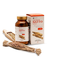 FINE JAPAN Nattokinase - 100% Japanese Fermented Soybeans (300 Capsules) picture